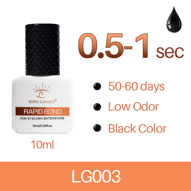 0.5-1s Rapid Bond Lash Glue/Adhesive For Eyelash Extensions