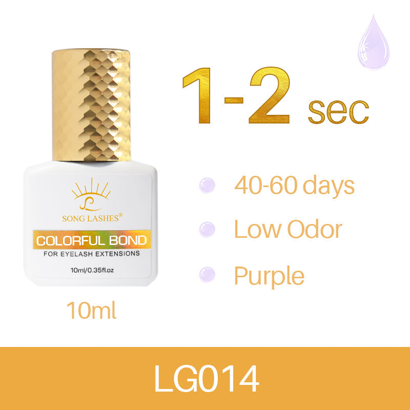 1-2s Colorful Bond Lash Glue/Adhesive For Eyelash Extensions