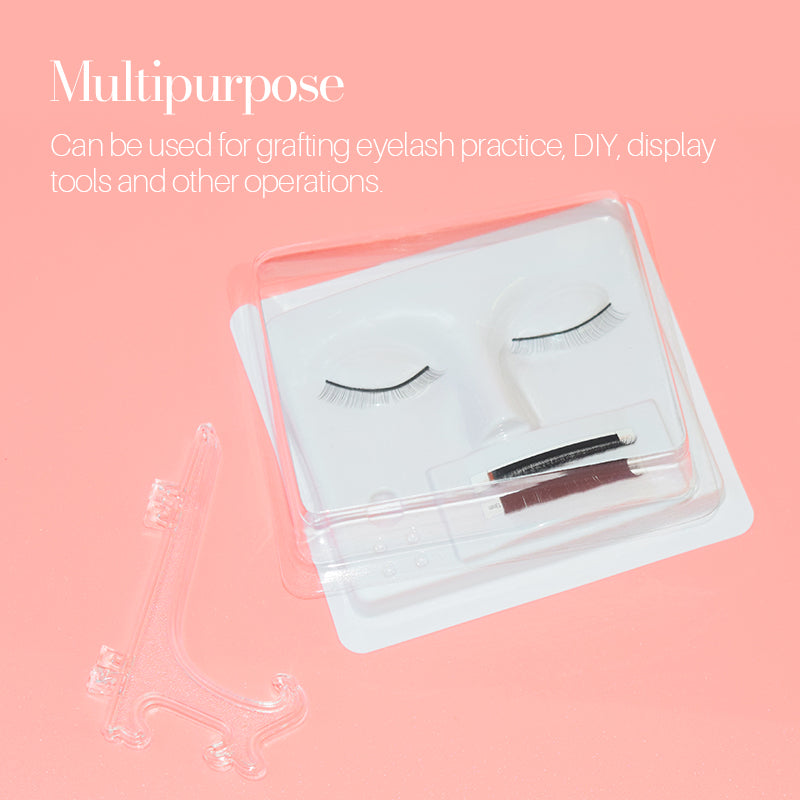 3 in l Eyelash Practice Kit Mannequin Face for Practice