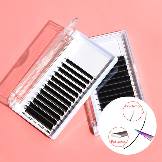 Double Tips Flat Lashes